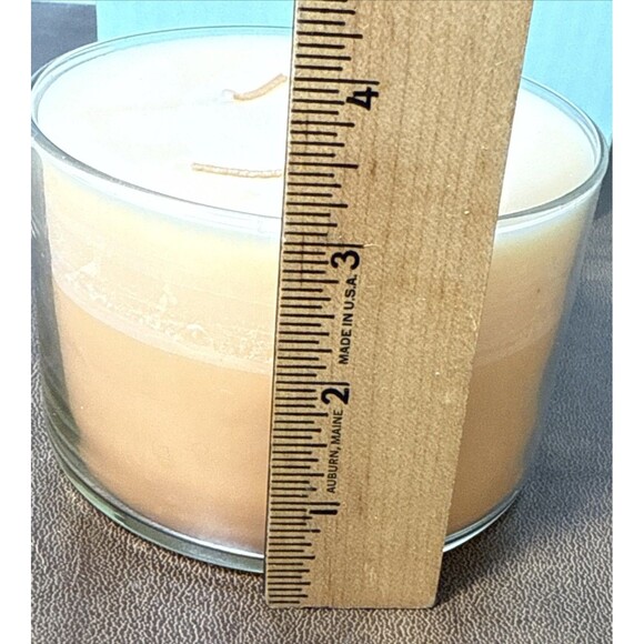 New Vtg Partylite 9.8 oz 3x4.5" 3 Wick Candle Ginger Pumpkin A La Mode w/ Box - Picture 9 of 12